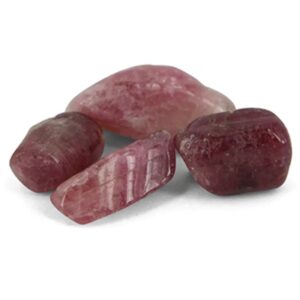 Toermalijn roze trommelstenen (mt1), per gram