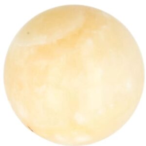 Calciet geel 4 cm edelsteen bol
