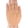 Amethist armband zilver ovaal