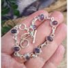 Amethist armband zilver ovaal - Image 4