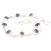 Amethist armband zilver ovaal - Image 5