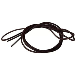 Leren koord bruin (rond)