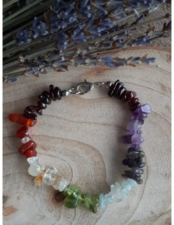 Chakra splitarmband met slotje - Image 3
