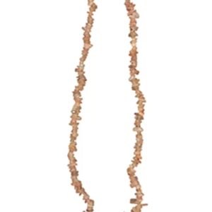 Maansteen oranje splitketting