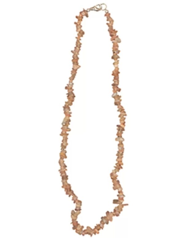 Maansteen oranje splitketting