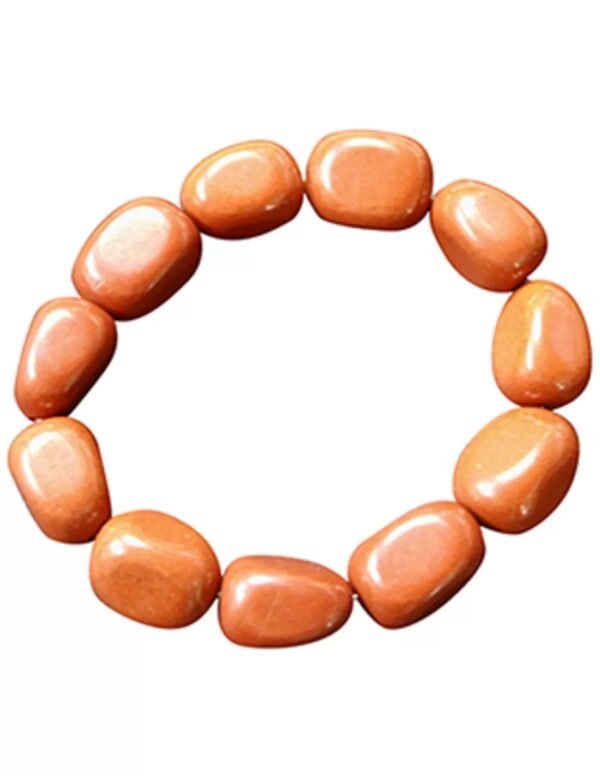 Nugget armband Jaspis rood