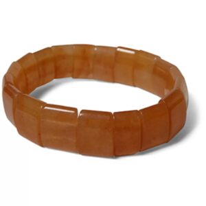 Aventurijn oranje fantasy armband plat