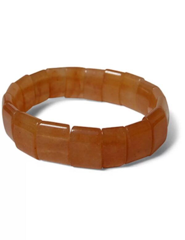 Aventurijn oranje fantasy armband plat