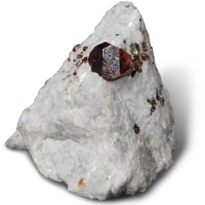 Zirkoon in matrix ruw, per gram