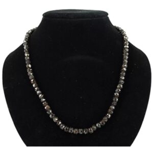 Granaat collier 6 mm facet