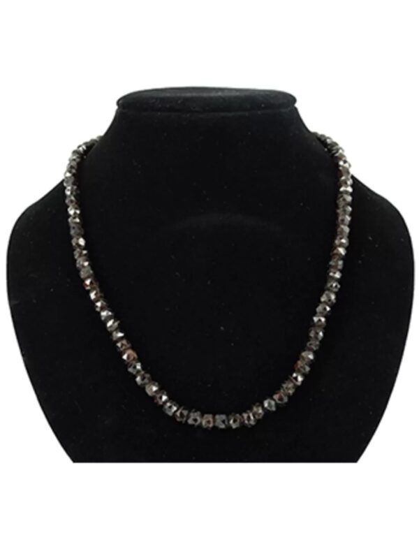 Granaat collier 6 mm facet