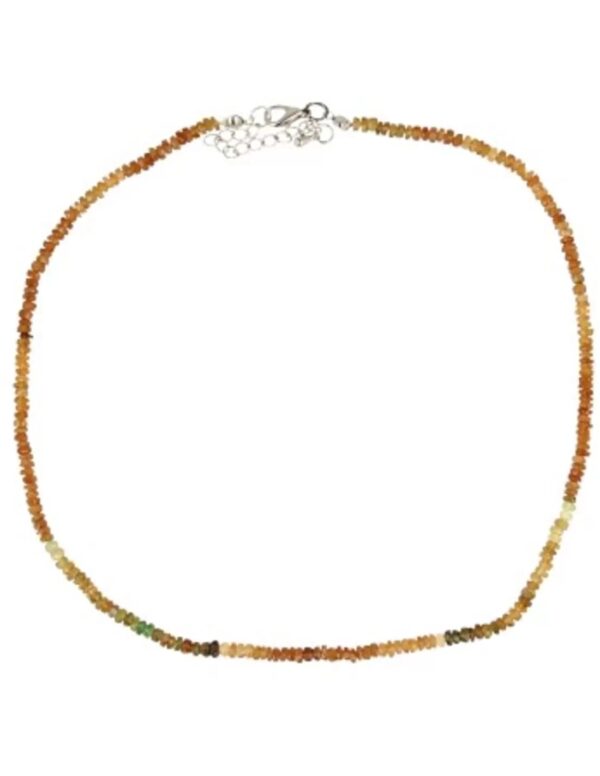 Toermalijn oranje collier facet 3,5 mm - Image 3