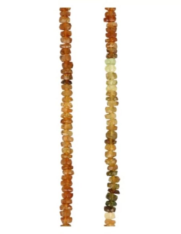 Toermalijn oranje collier facet 3,5 mm - Image 5