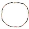 Toermalijn watermeloen collier rond 4mm - Image 3