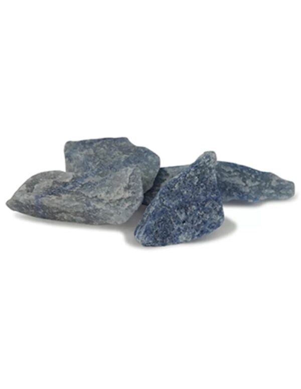 Blauwe kwarts, ruwe brokjes, p/kg