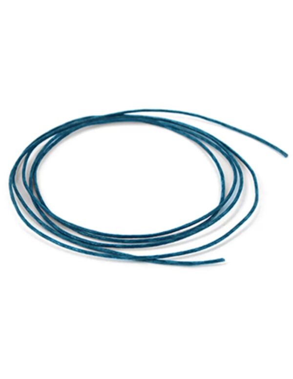 Waskoord 1 mm blauw, per meter