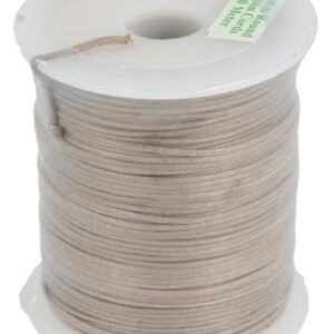 Waskoord 1 mm grijs, per meter