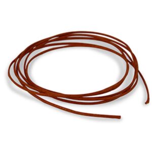 Waskoord 1 mm oranje, per meter