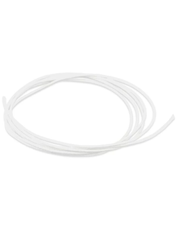 Waskoord 1 mm wit, per meter