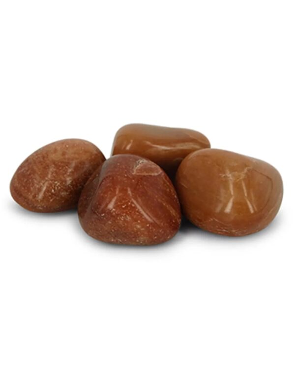 Aventurijn oranje 50 gr. trommelstenen (mt3)