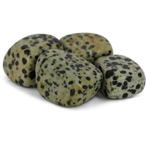 Jaspis dalmatiër 100 gr. trommelstenen (mt3)