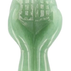 Cadeau handen Aventurijn groen