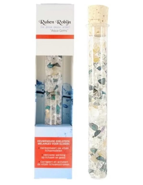 Anti-stress & Depressie small Aqua Gems edelsteenwand