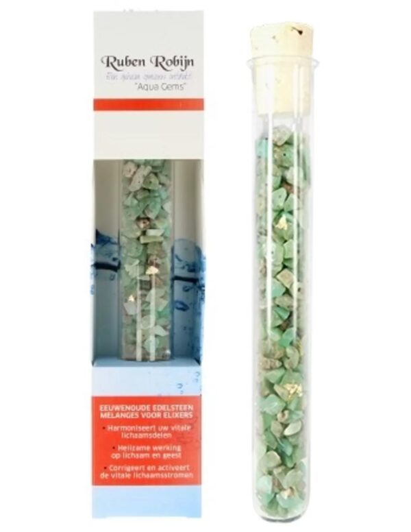 Geborgenheid & Vertrouwen small Aqua Gems edelsteenwand