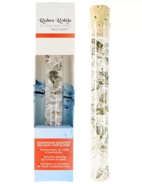 Levenskracht & Mogelijkheden small Aqua Gems edelsteenwand