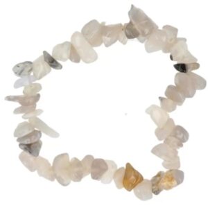 Agaat natuur splitarmband