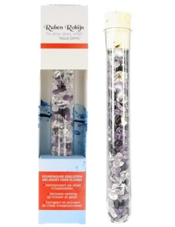 Aura melange large Aqua Gems edelsteenwand