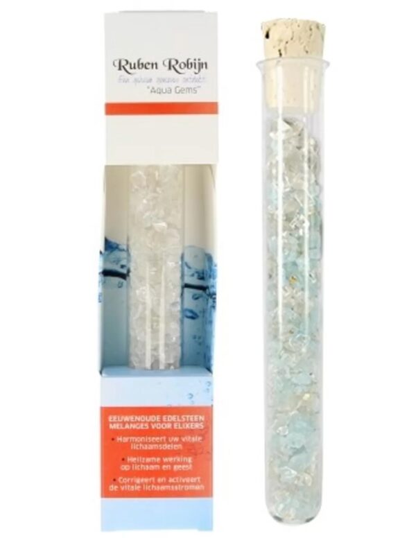 Helderheid & Lichtheid large Aqua Gems edelsteenwand