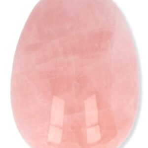 Roze kwarts yoni ei 47x34 mm