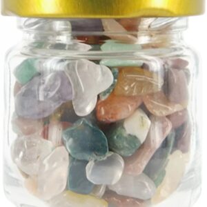 Trommelstenen mix in glas 60 gr