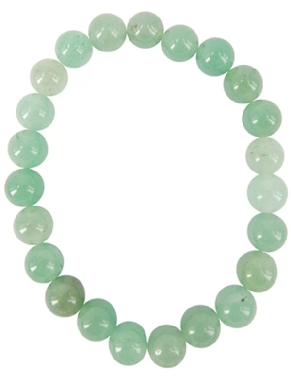 Aventurijn groen kralenarmband 8 mm