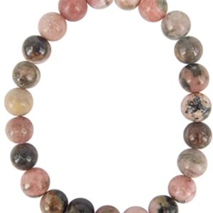 Rhodoniet kralenarmband 8 mm