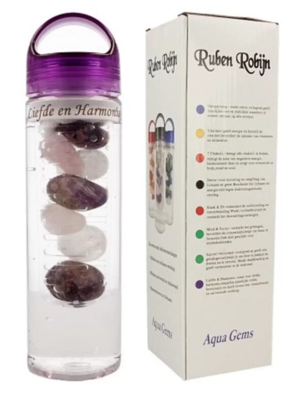 Liefde en Harmonie Aqua Gems drinkfles - Image 2