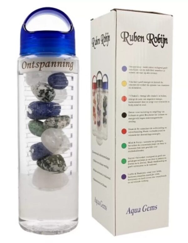 Ontspanning (Anti-stress) Aqua Gems drinkfles - Image 2