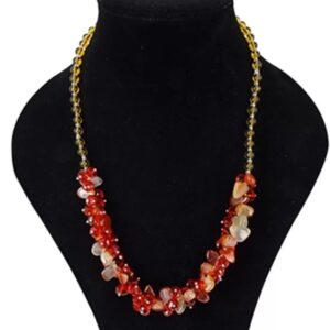 Carneool / Feng shui ketting