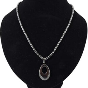 Hematiet ketting donut