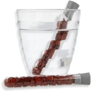 Jaspis rood glas Aqua Gems waterwand