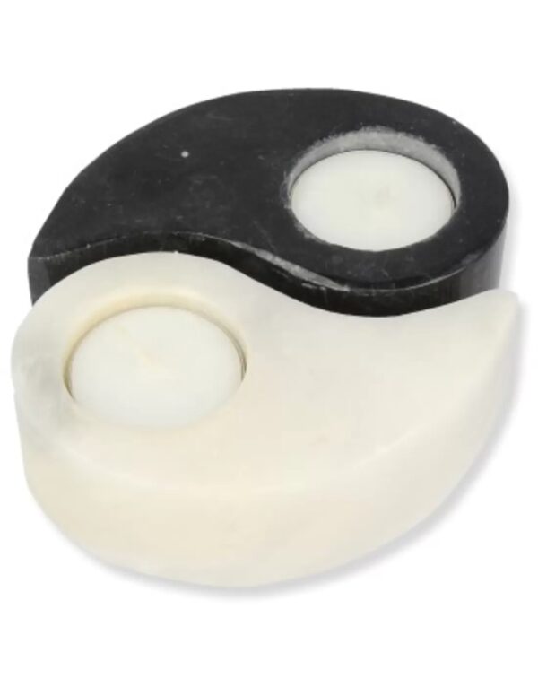 Yin Yang theelichthouder
