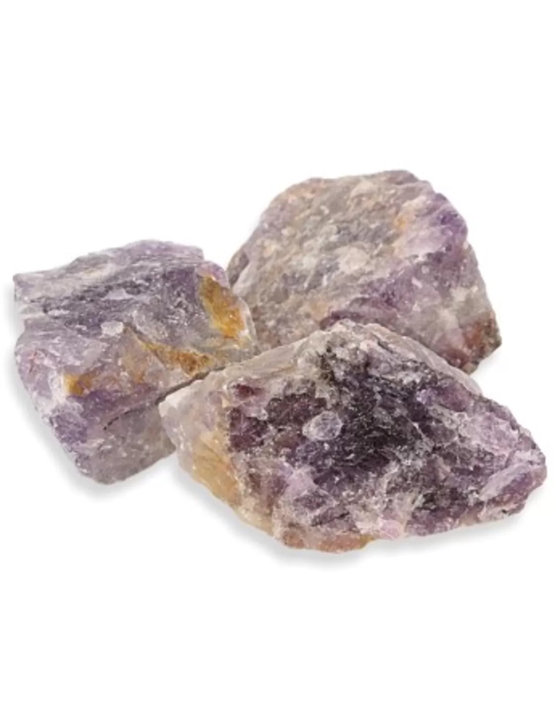 Amethist India, ruwe brokjes donker, p/kg
