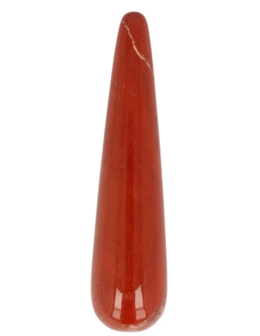 Jaspis rood massage griffel 7,5 cm