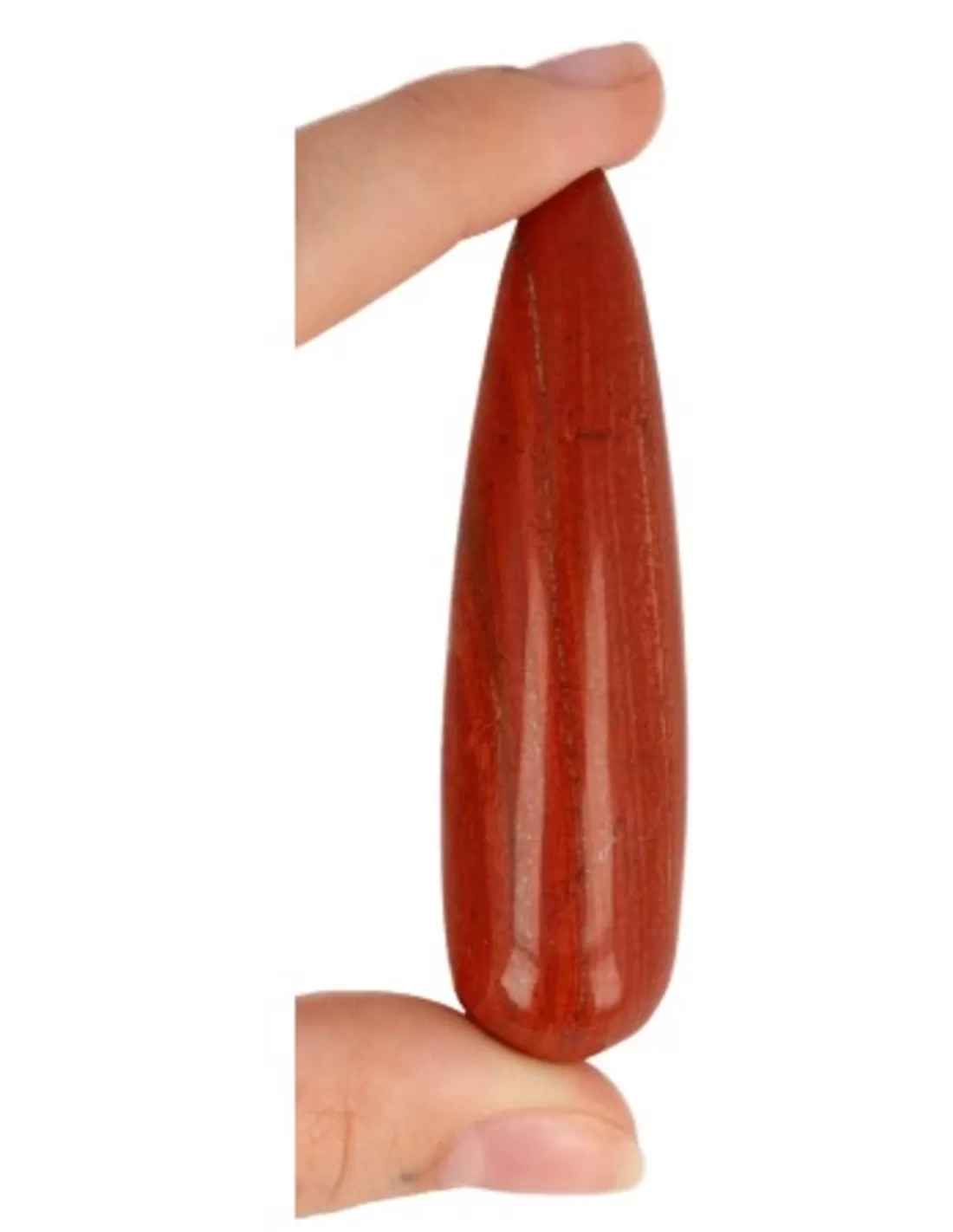 Jaspis rood massage griffel 7,5 cm - Image 4