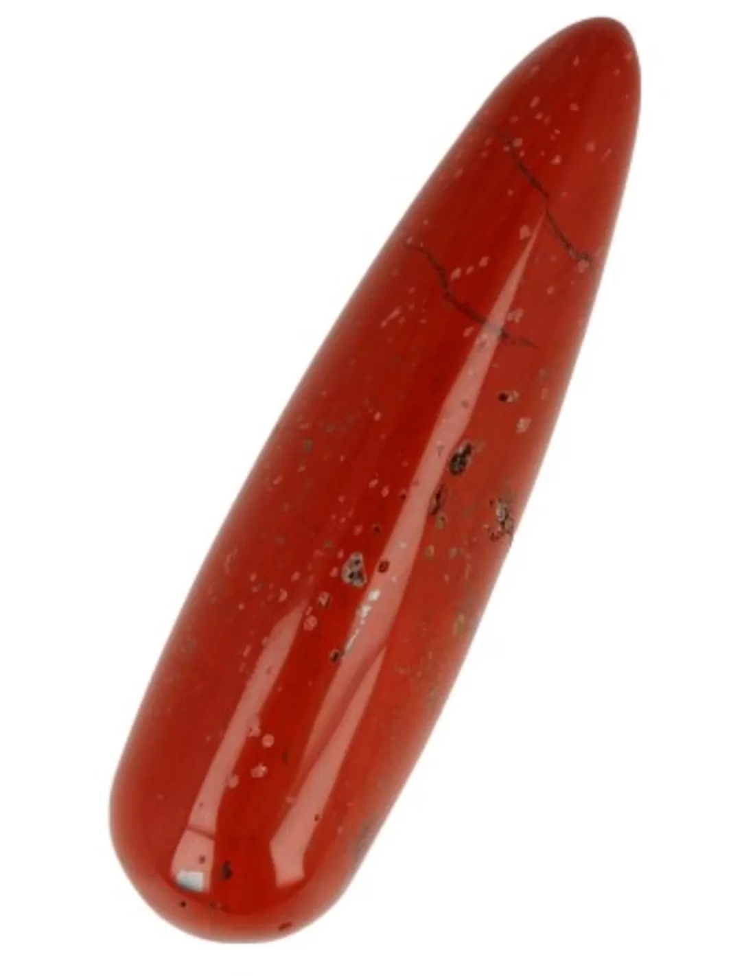 Jaspis rood massage griffel 7,5 cm - Image 6