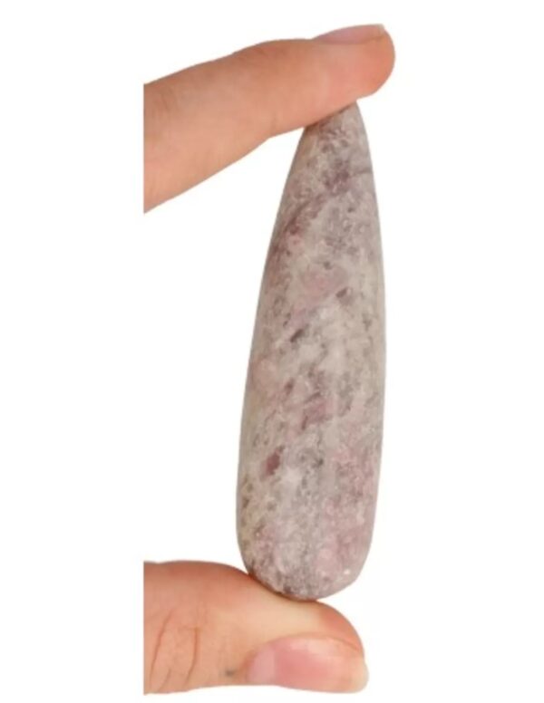 Lepidoliet massage griffel 7,5 cm - Image 4
