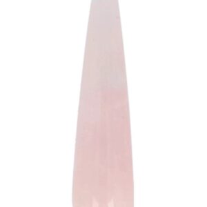 Roze kwarts massage griffel 7,5 cm