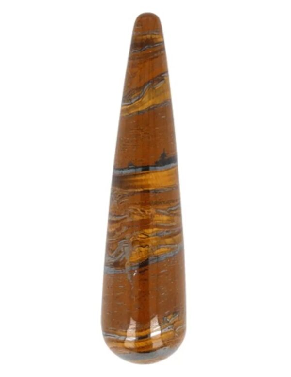 Tijgeroog massage griffel 7,5 cm