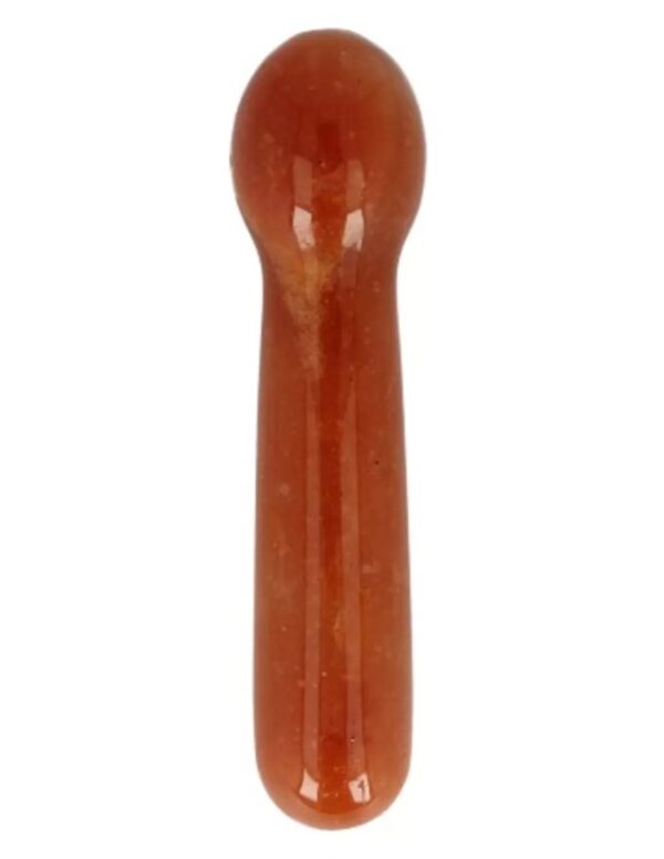 Aventurijn oranje yoni stick bol